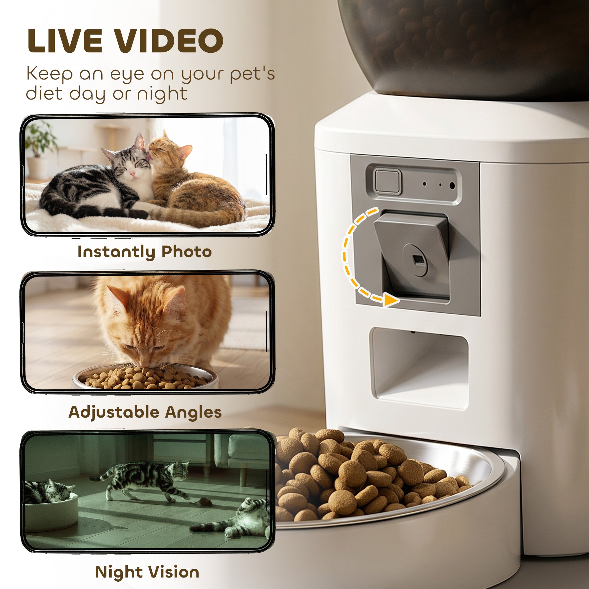 pawhut-distributeur-croquettes-automatique-8l-avec-cam-ra-vision-nocturne-wifi image 6
