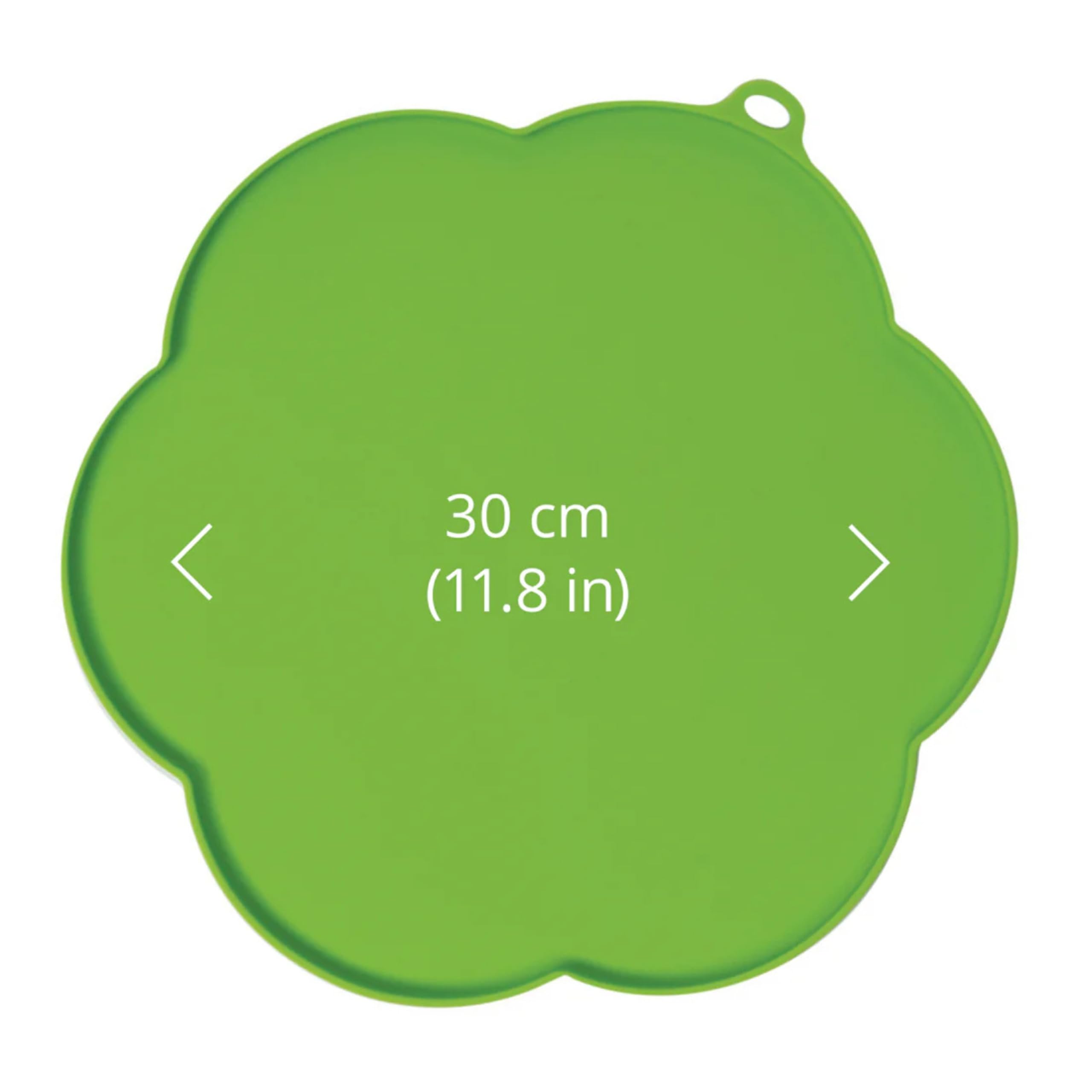 catit-flower-placemat-medium-tapis-en-silicone-vert-pour-gamelles-et-fontaines image 5