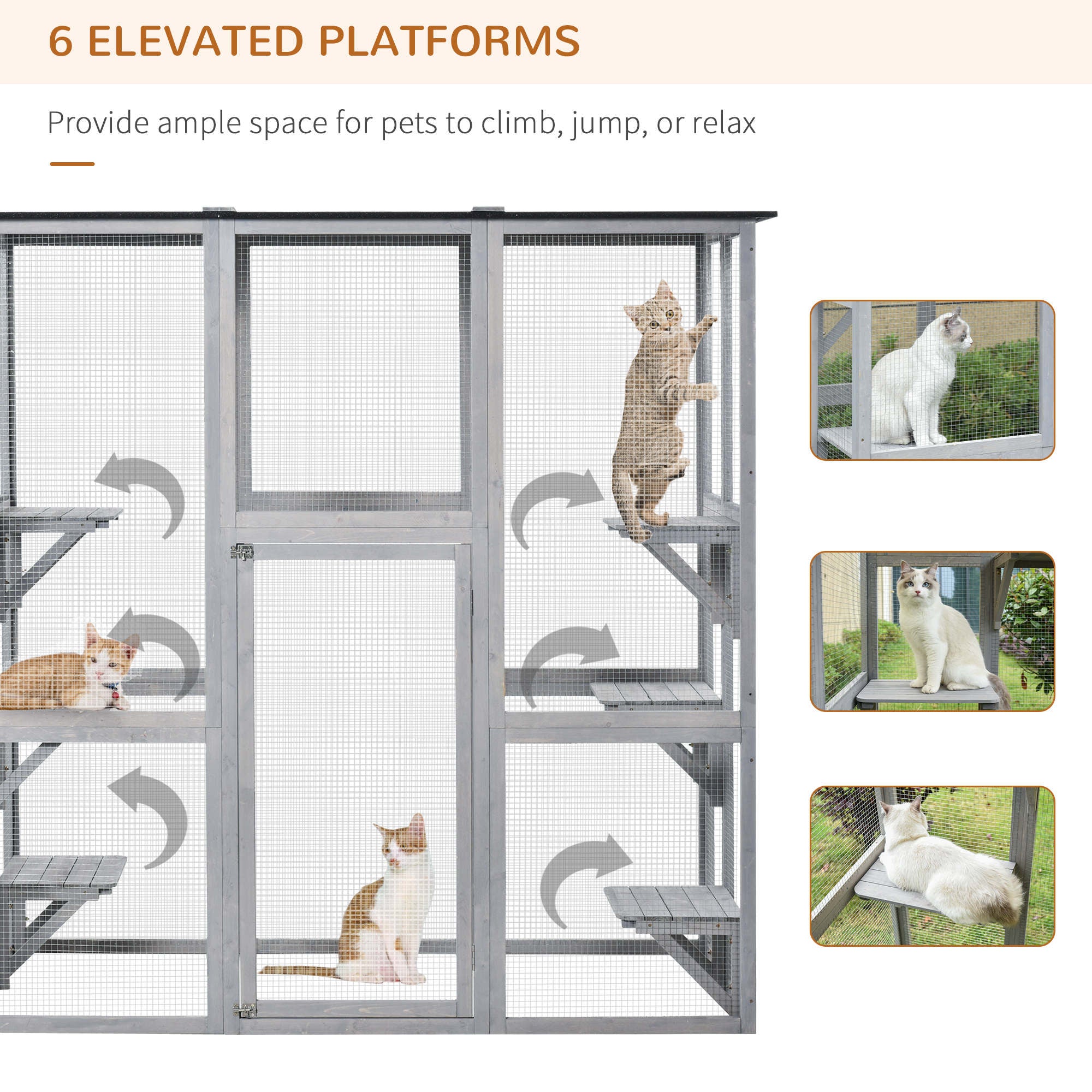 pawhut-enclos-ext-rieur-catio-multi-chats-180-x-98-x-180-cm image 8