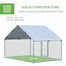pawhut-poulailler-enclos-walk-in-3-x-2-m-forme-fl-che-m-tal image 8