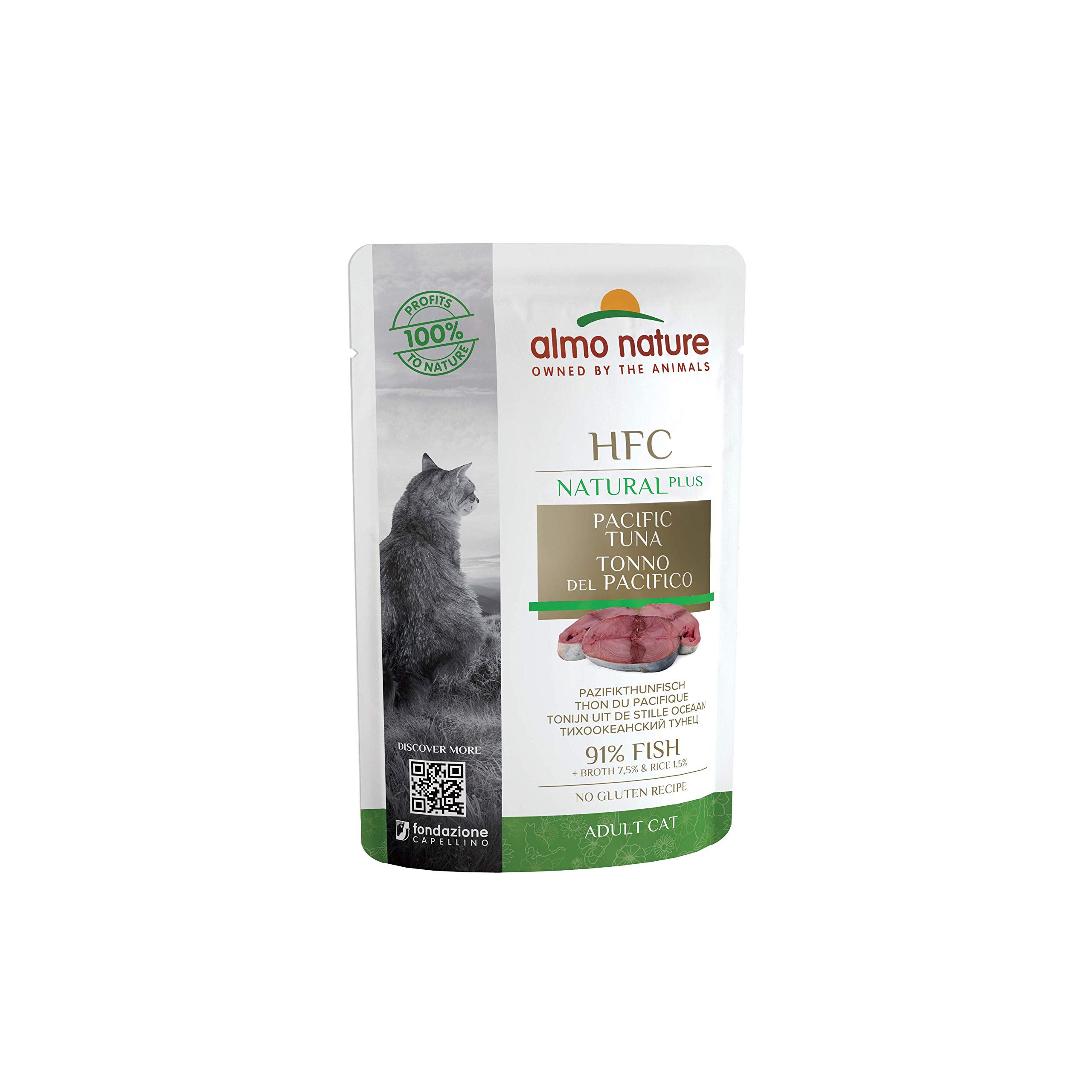 almo-nature-hfc-natural-plus-nourriture-humide-pour-chat-adulte-au-thon-du-pacif image 1