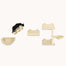 pawhut-arbre-chat-mural-4-pi-ces-avec-hamac-plateformes-et-griffoir-beige image 2
