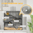 pawhut-cage-hamster-4-tages-31-x19-x31-5-avec-fond-verre-tremp-noire image 6