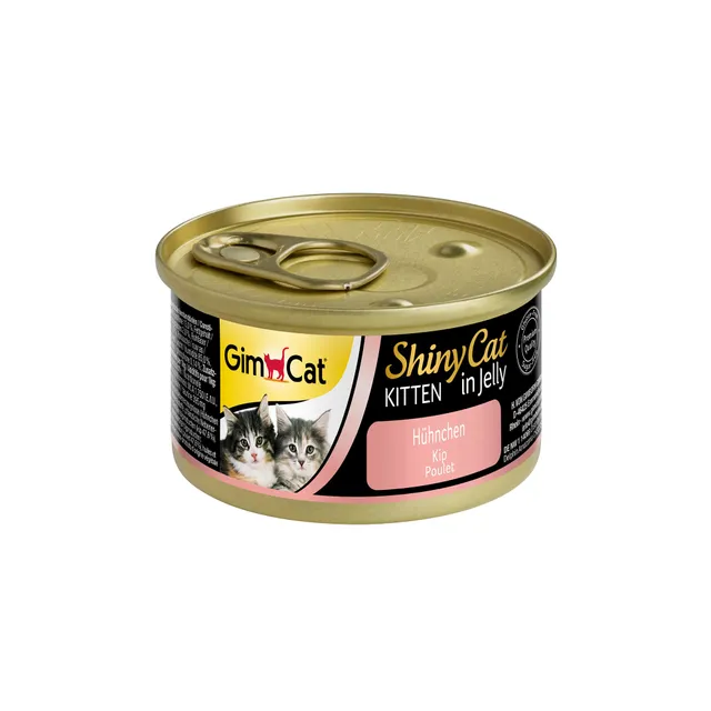 gimcat-shinycat-kitten-in-jelly-poulet-nourriture-humide-pour-chatons-24-x-70-g image 1