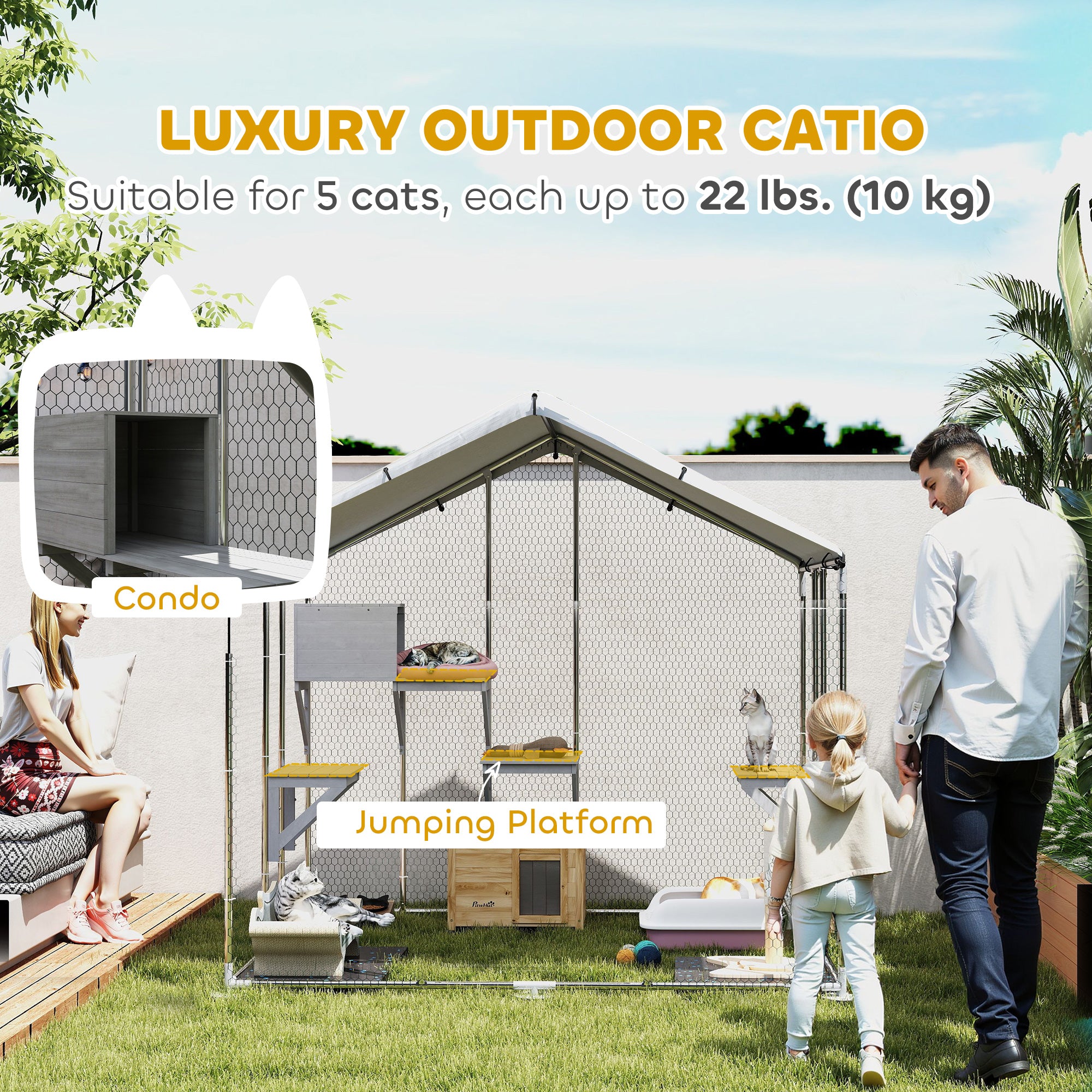 pawhut-catio-enclos-ext-rieur-79-3-4-m-pour-jusqu-5-chats image 6