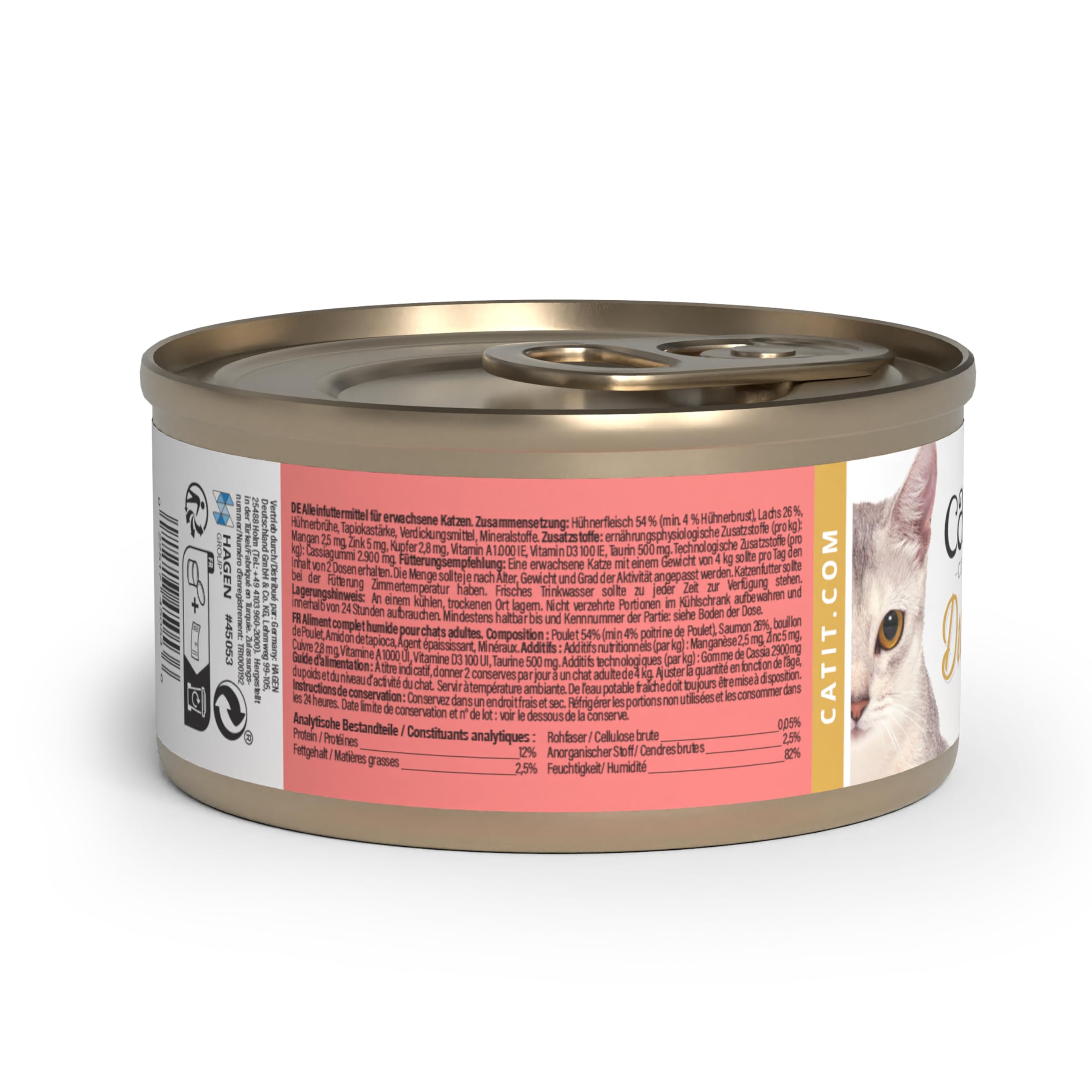 catit-cuisine-duet-bouch-es-saumon-et-poulet-en-sauce-75-g image 2