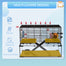 pawhut-cage-hamster-extra-large-31-avec-tunnel-base-verre-profonde-roue-et-biber image 8