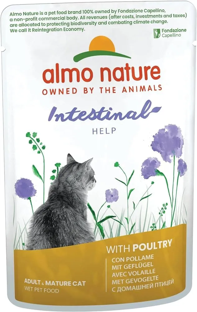 almo-nature-functional-intestinal-help-volaille-nourriture-humide-chat-30-x-70-g image 1