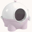pawhut-bac-liti-re-ferm-xxl-avec-porte-et-p-dale-rose-clair image 2