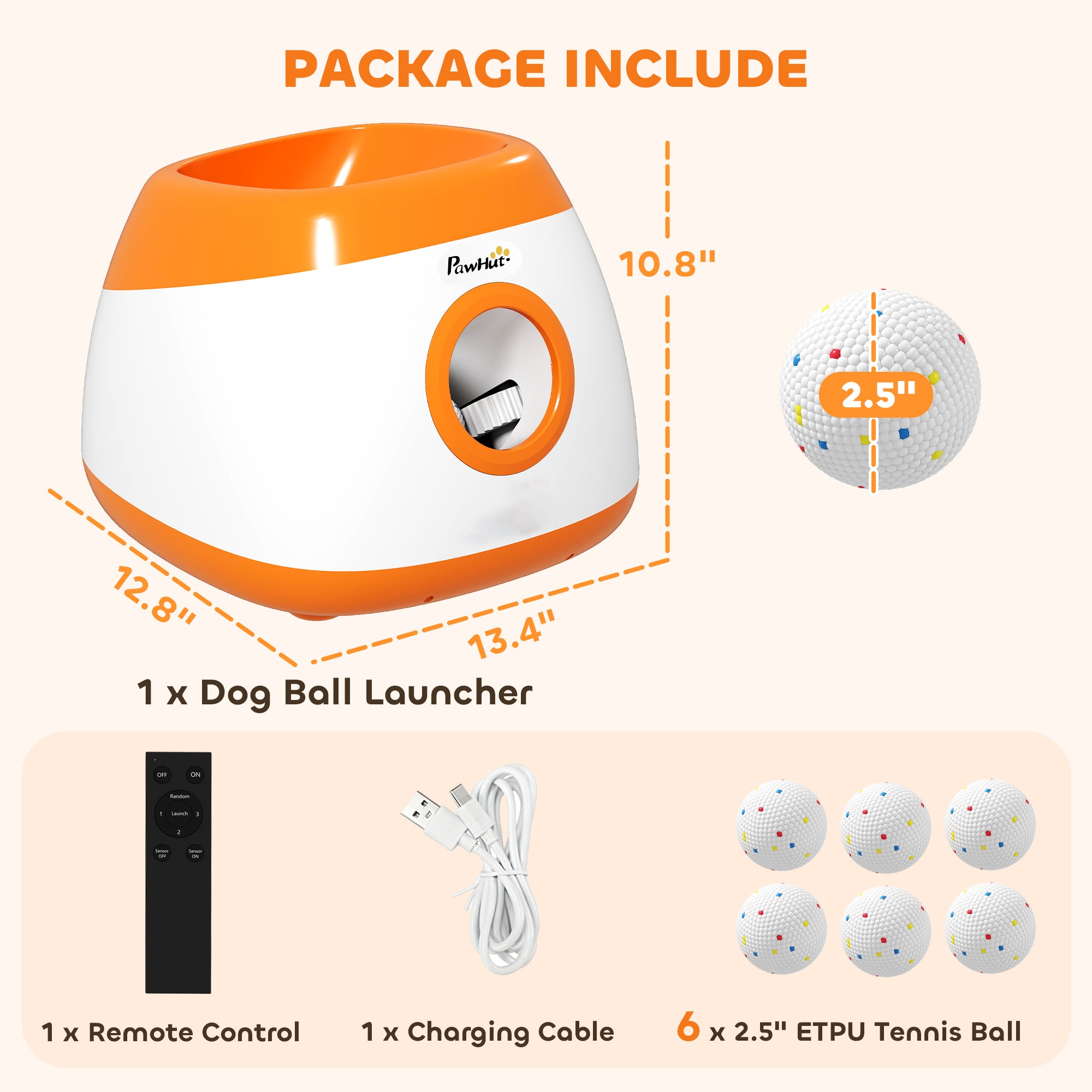 pawhut-lanceur-de-balles-automatique-pour-chien-8-24-m-rechargeable-t-l-commande image 5