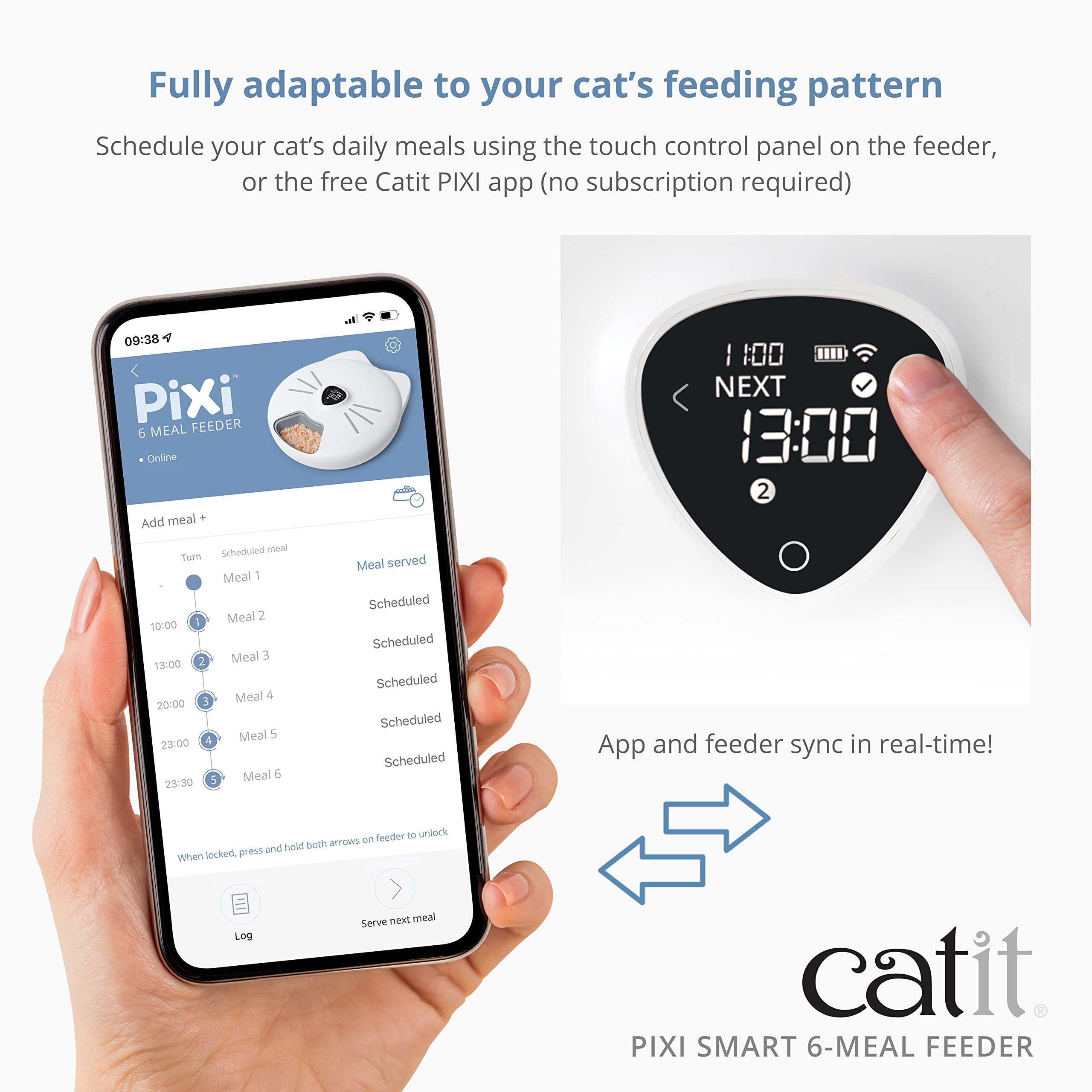 catit-pixi-smart-6-distributeur-automatique-de-croquettes-connect image 3