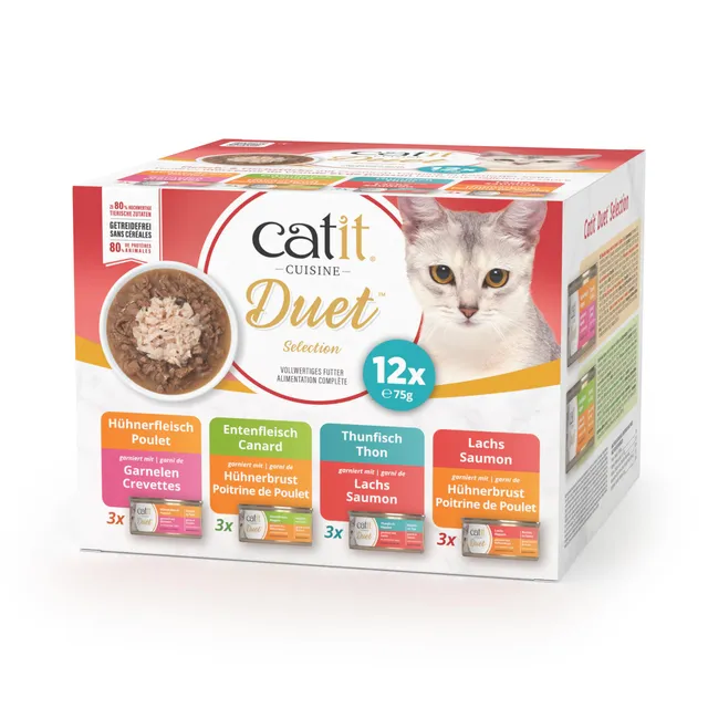 catit-cuisine-duet-mix-pack-aliment-complet-humide-chat-12-x-75-g image 1
