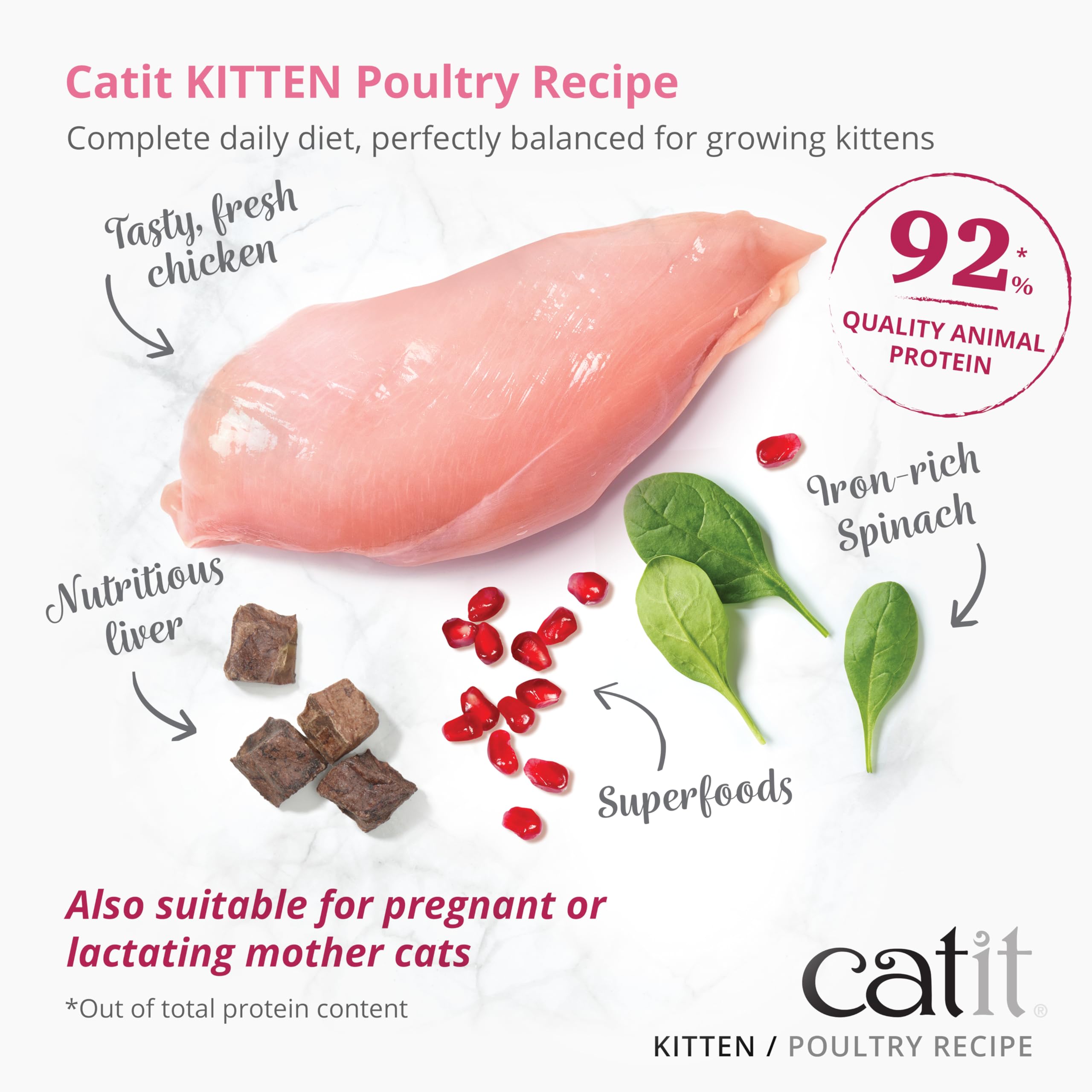 catit-recipes-kitten-croquettes-pour-chaton-400-g image 2
