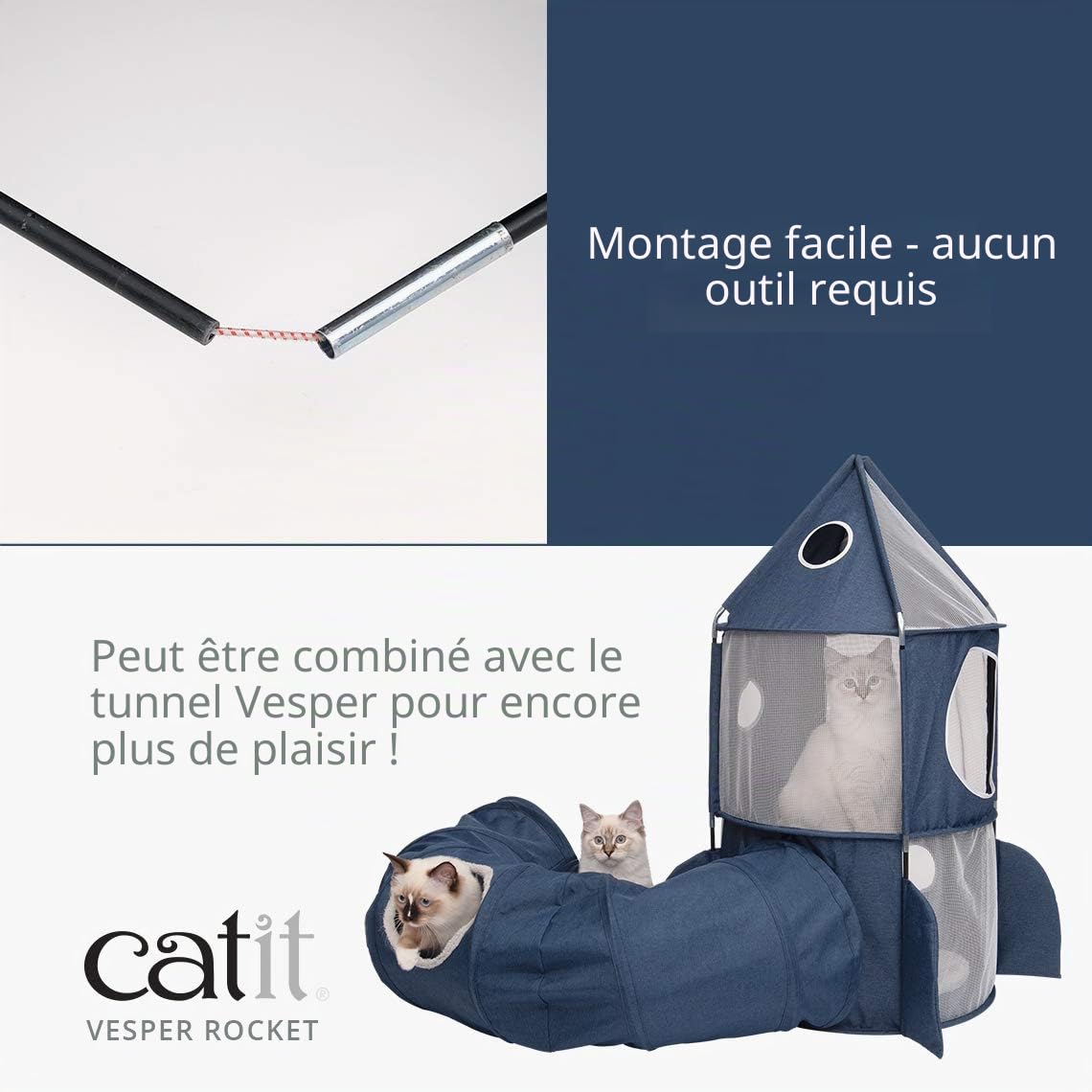 catit-vesper-fus-e-bleu-tour-de-jeu-fus-e-3-niveaux-pour-chat image 6