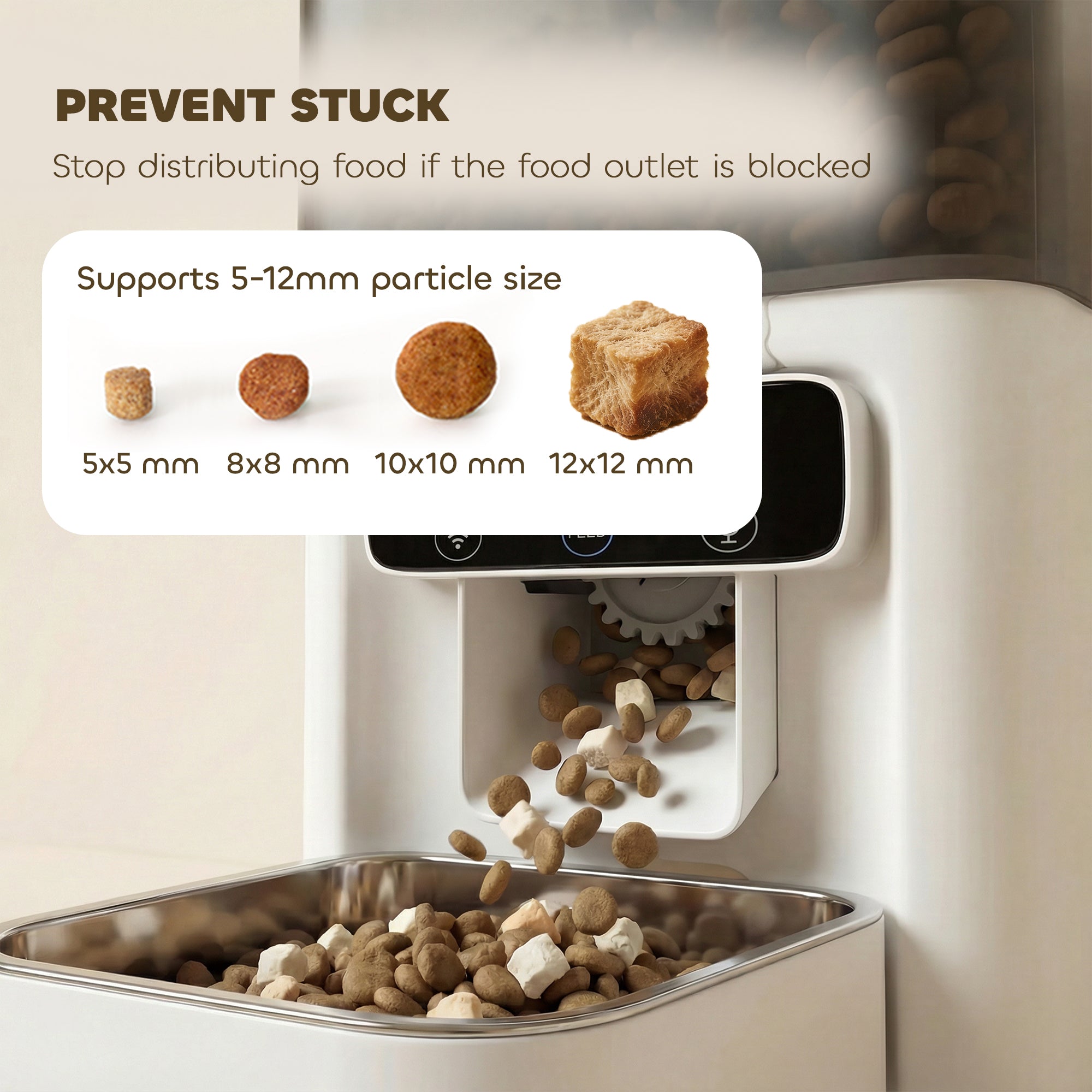 pawhut-distributeur-automatique-pour-chat-4-5-l-avec-bol-inox-et-wifi image 7