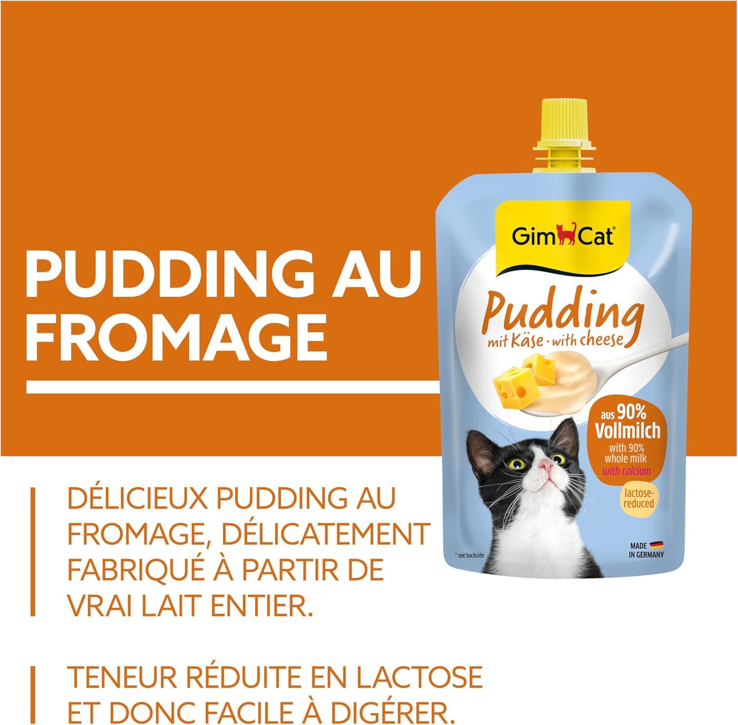 gimcat-pudding-au-fromage-snack-cr-meux-pour-chat-riche-en-calcium-fabriqu-en-al image 2