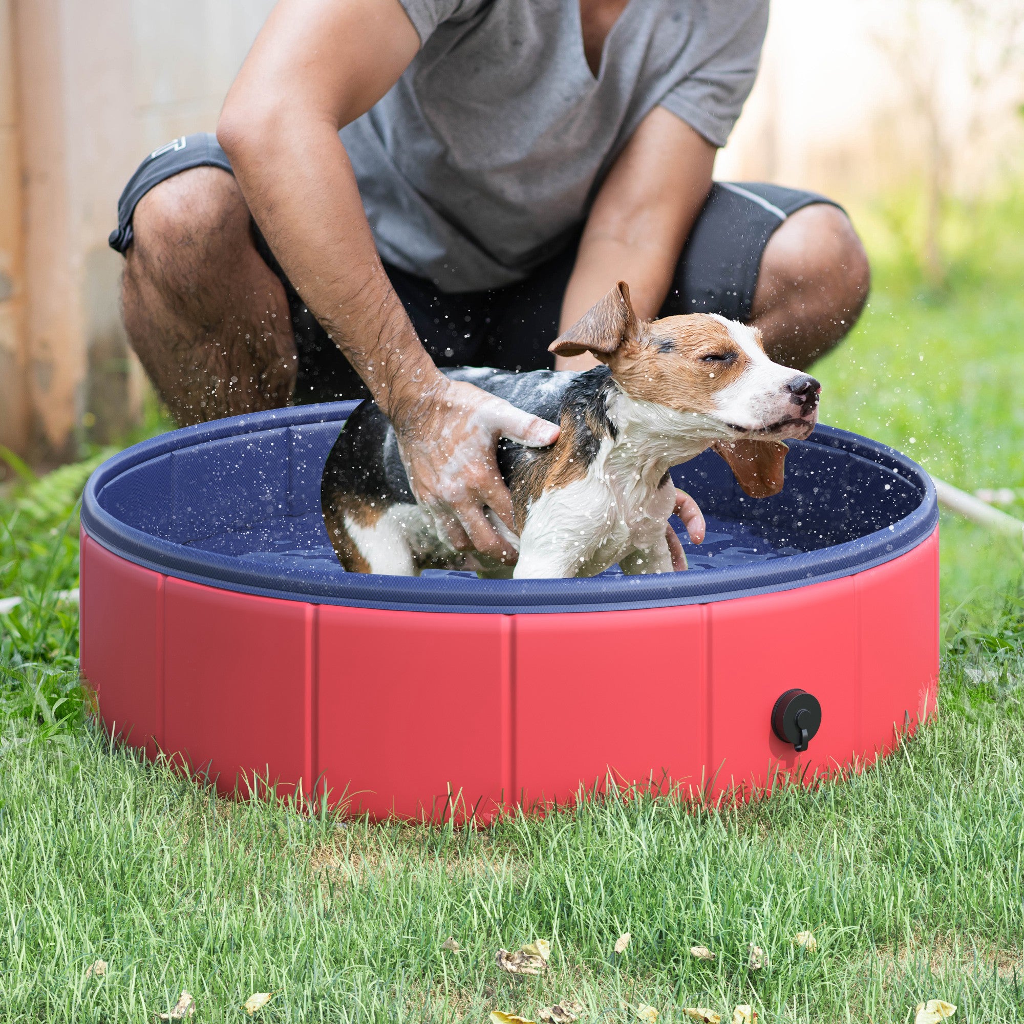 pawhut-piscine-pour-chien-pliable-80-x-20-cm-avec-support-bois-et-fond-antid-rap image 4