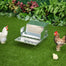 pawhut-mangeoire-automatique-poules-30-lbs-13-6-kg-galvanis-e-anti-pluie image 4