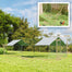 pawhut-parc-grillag-walk-in-pour-poules-avec-b-che-mangeoire-et-perchoirs-argent image 4
