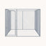 pawhut-chenil-ext-rieur-13-1-x-7-5-x-6-grillag-galvanis-avec-serrure image 2