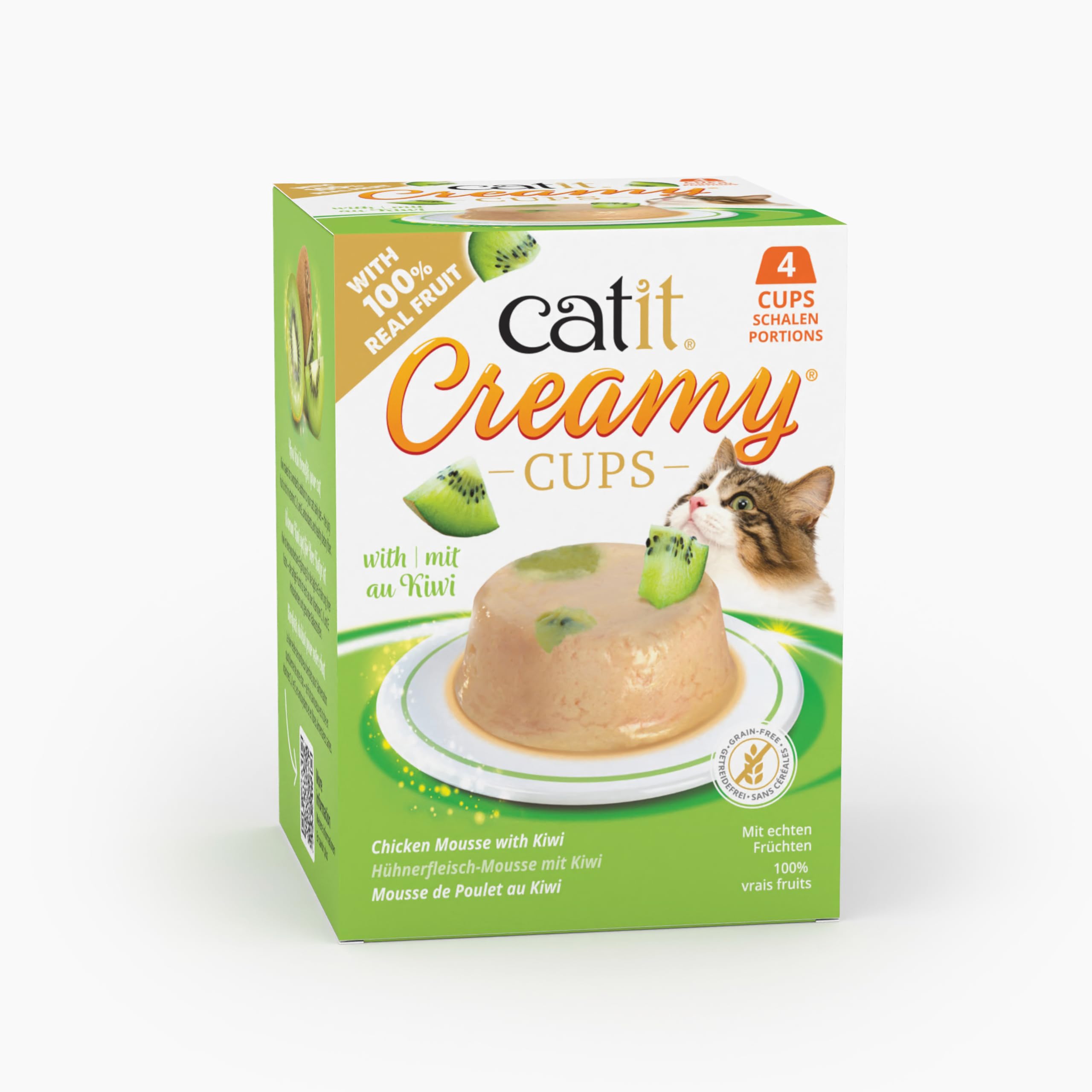 catit-creamy-cups-poulet-au-kiwi-pour-chat-4-x-25-g image 2