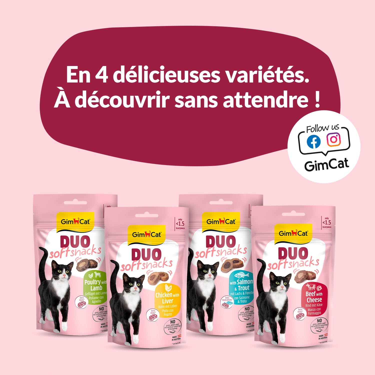 gimcat-duo-soft-snacks-b-uf-avec-fromage-pour-chat-50-g image 6