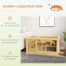 pawhut-cage-hamster-extra-large-naturelle-2-pi-ces-100-x-50-x-50-cm-avec-jeux image 8