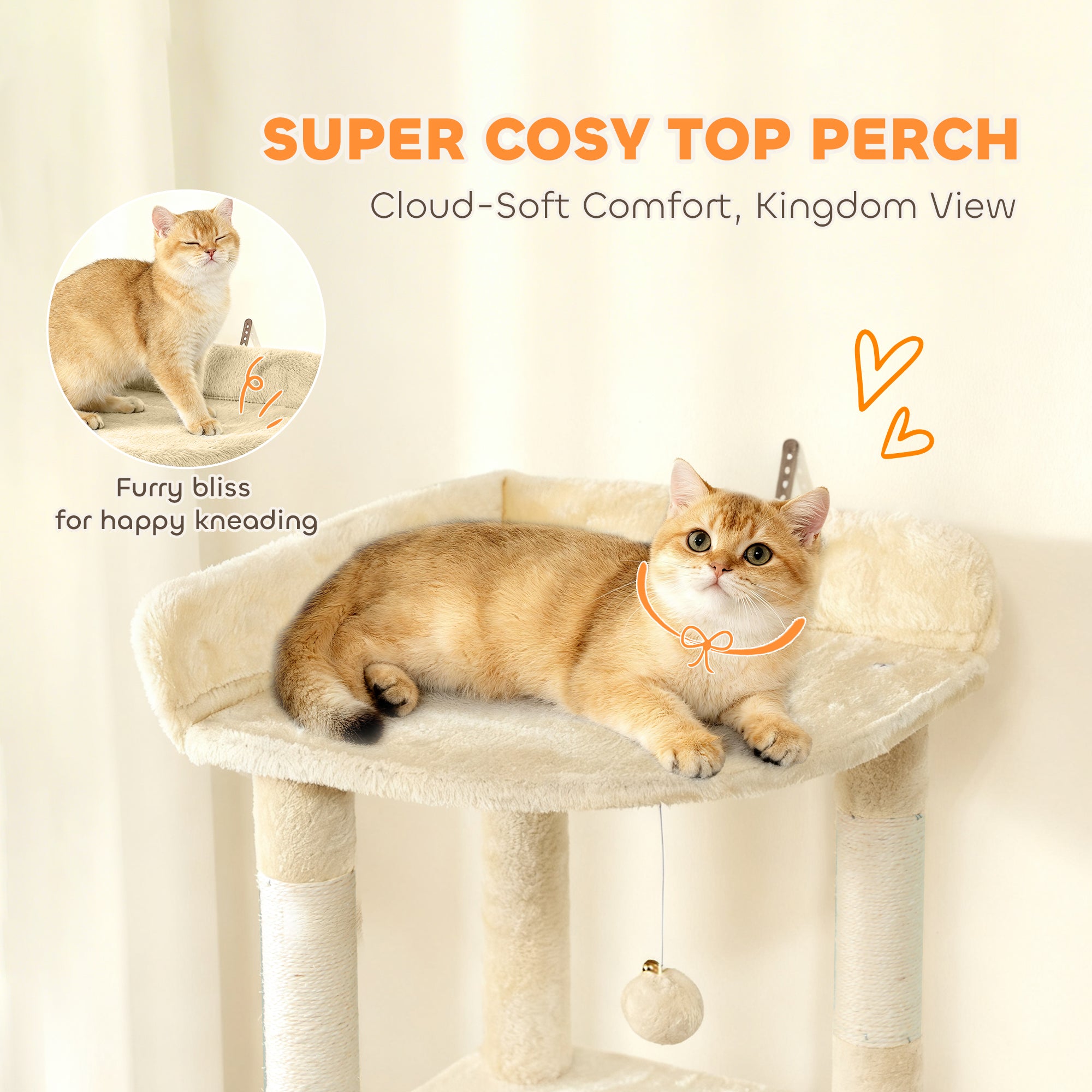 pawhut-grand-arbre-chat-170-cm-7-griffoirs-2-niches-hamac-beige image 7