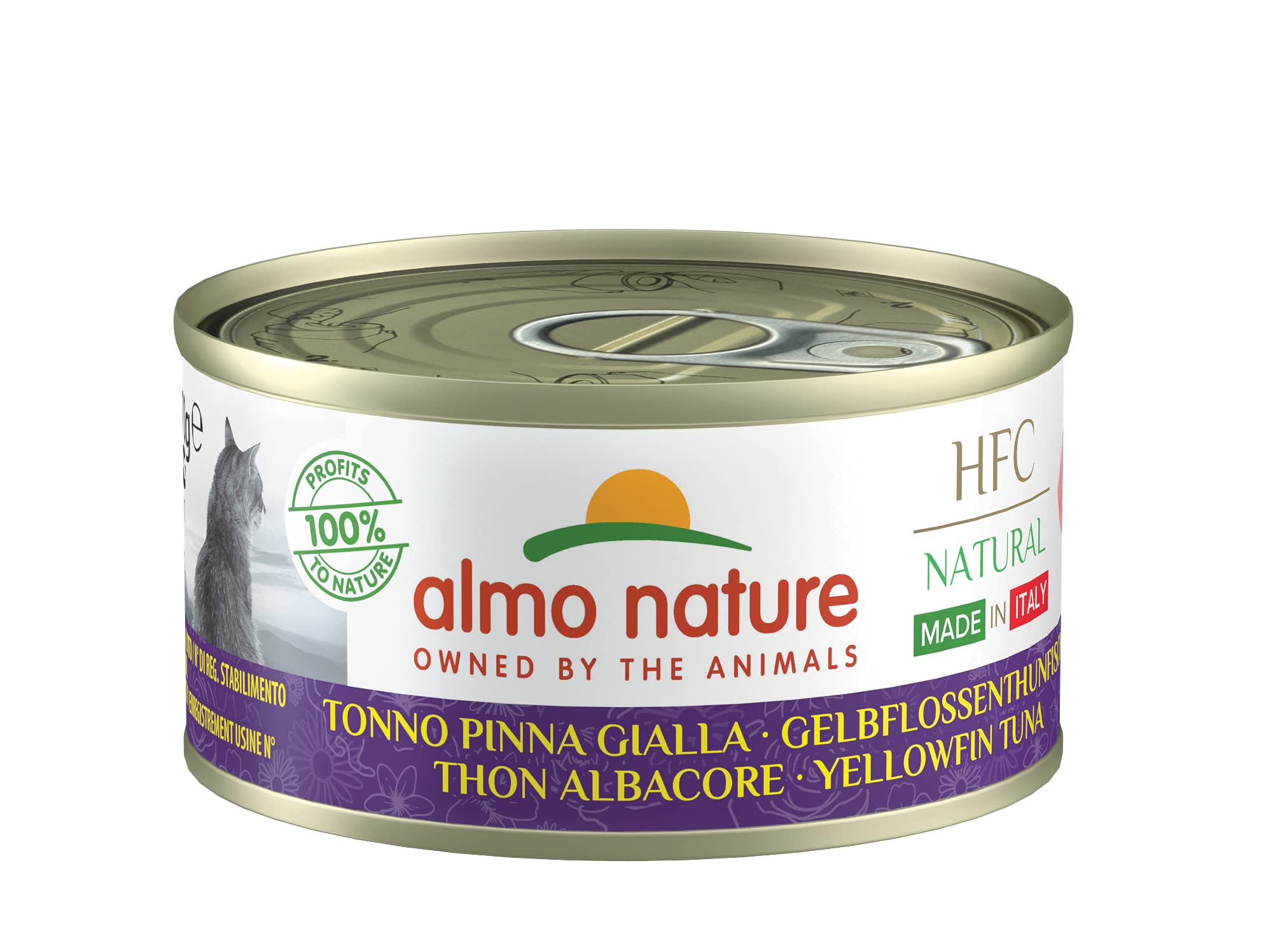 almo-nature-hfc-natural-nourriture-humide-pour-chat-adulte-dinde-grill-e-24-bo-t image 1