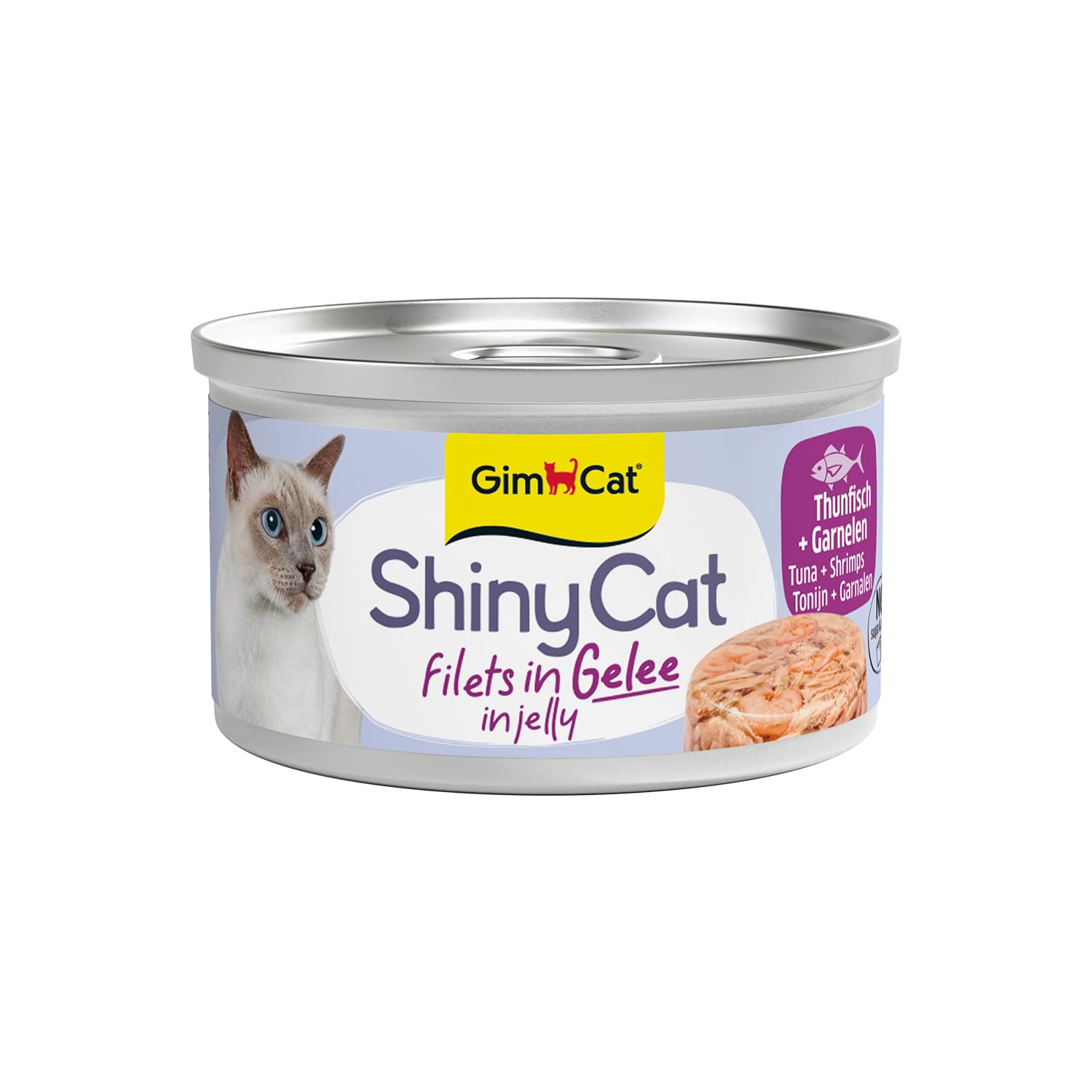gimcat-shinycat-in-jelly-thon-aux-crevettes-nourriture-humide-chat-48-x-70-g image 1