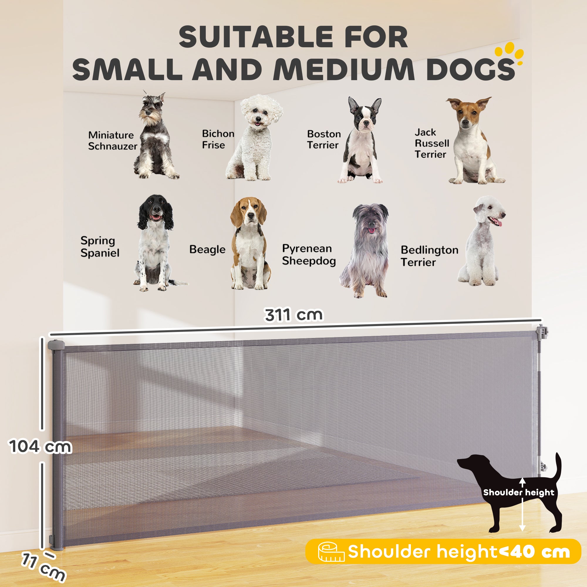 pawhut-barri-re-de-s-curit-chien-r-tractable-300-cm-grise-escaliers-et-portes image 5