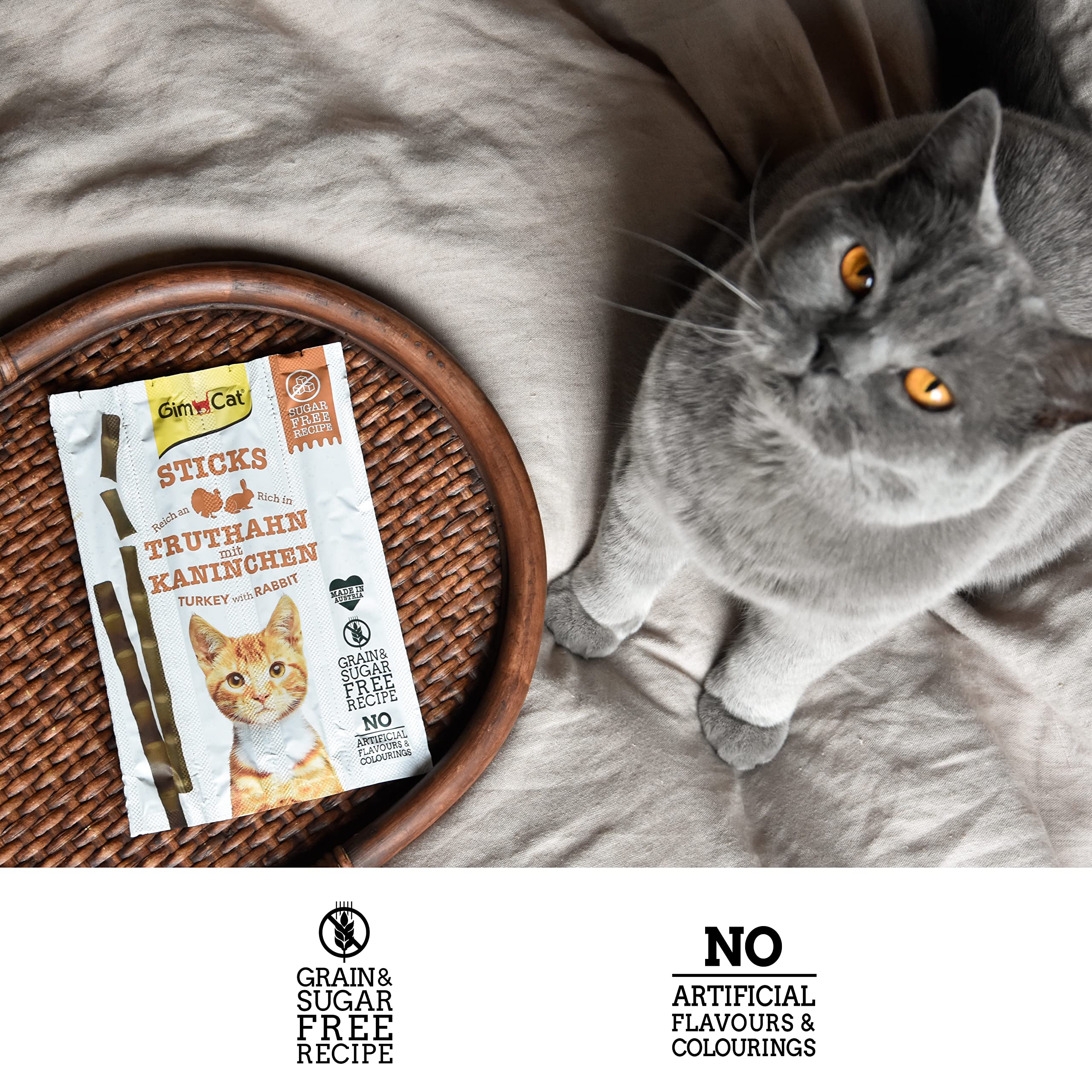 gimcat-sticks-dinde-et-lapin-b-tonnets-m-cher-pour-chat image 2