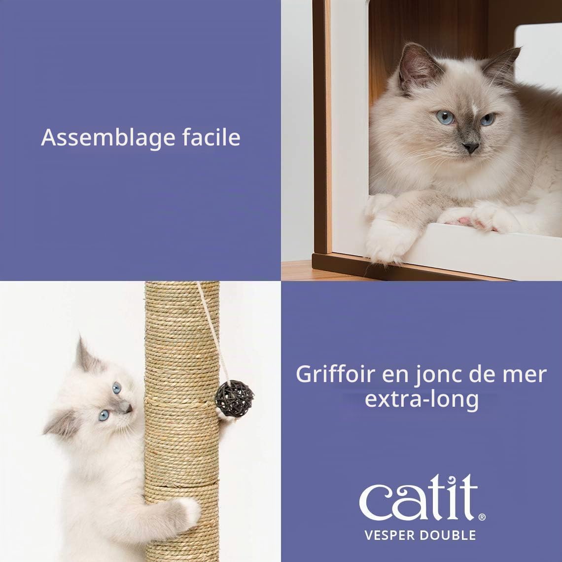 catit-vesper-double-52048-arbre-chat-double-noyer image 5