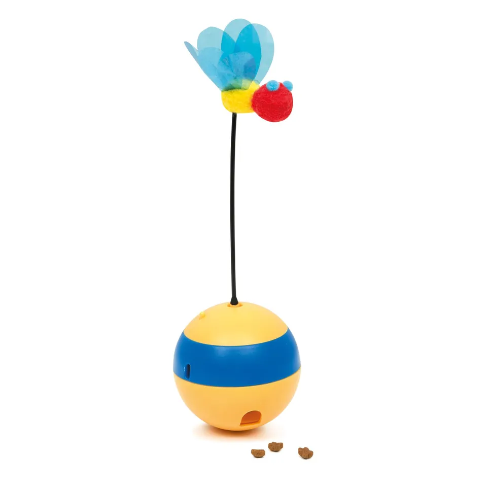 catit-play-spinning-bee-jouet-interactif-laser-et-distributeur-de-friandises-pou image 1