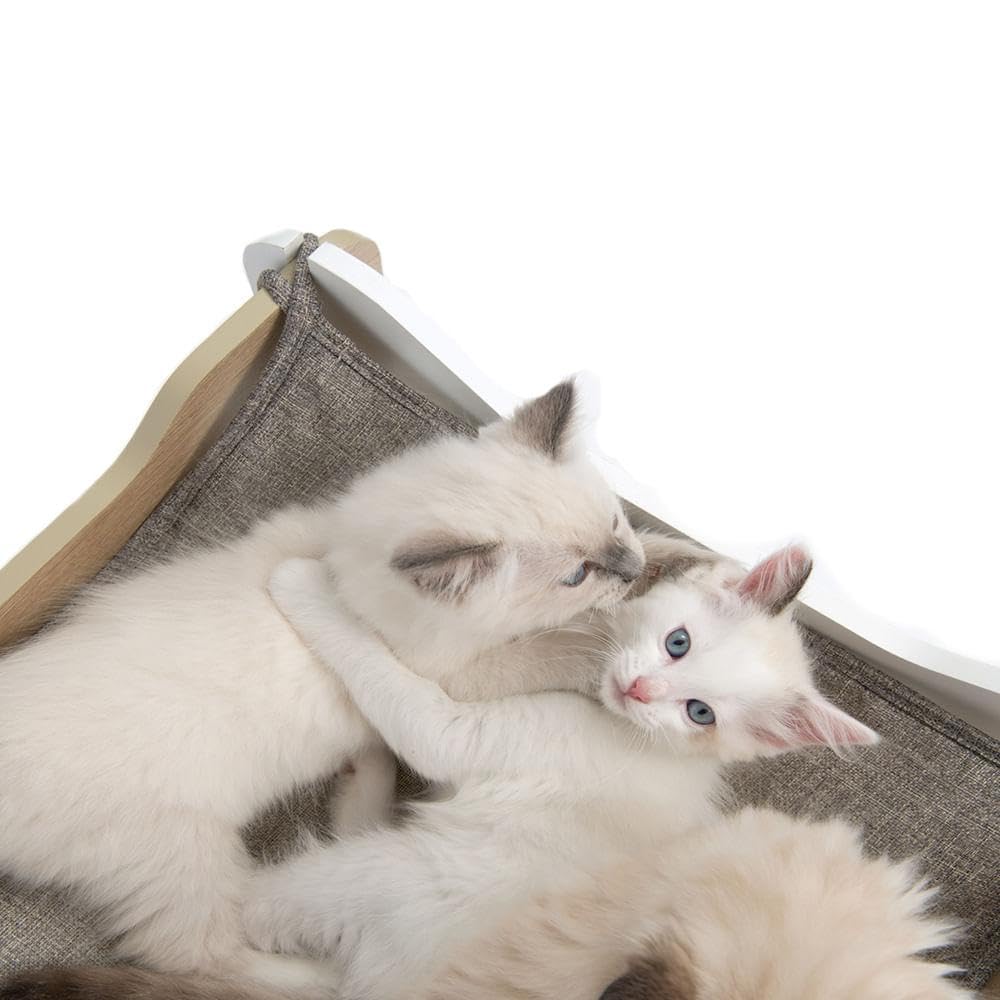catit-vesper-cabana-blanc-ch-ne-meuble-2-tages-avec-hamac-pour-chat image 4