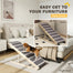 pawhut-rampe-pliable-pour-chien-4-hauteurs-16-23-5-pour-canap-lit image 6