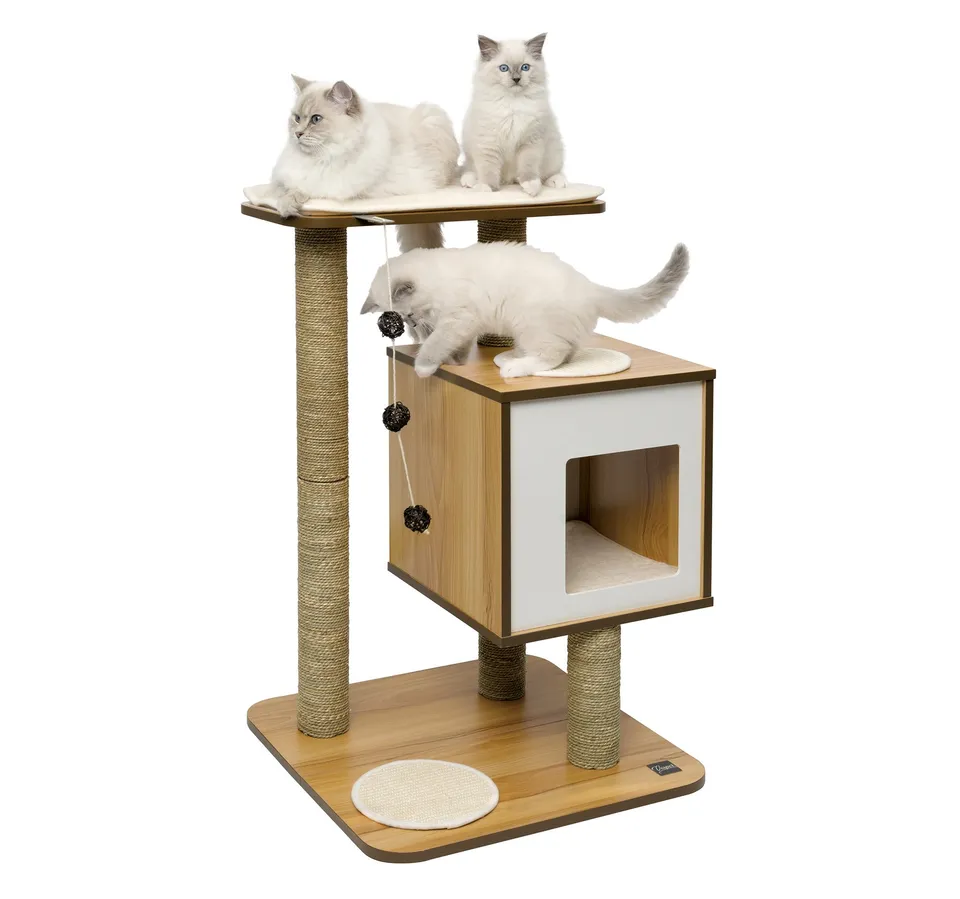 catit-vesper-base-52042-arbre-chat-cube-noyer image 1