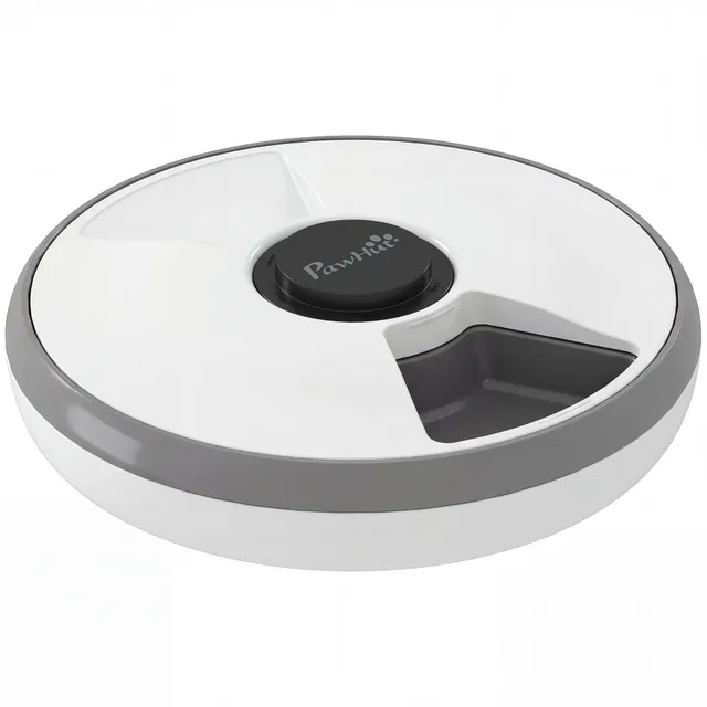 pawhut-distributeur-automatique-6-repas-pour-chat-6-x-180-ml-programmable-avec-p image 1