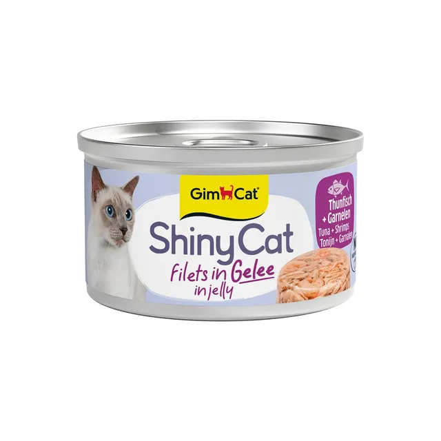 gimcat-shinycat-in-jelly-thon-aux-crevettes-nourriture-humide-chat-48-x-70-g image 1