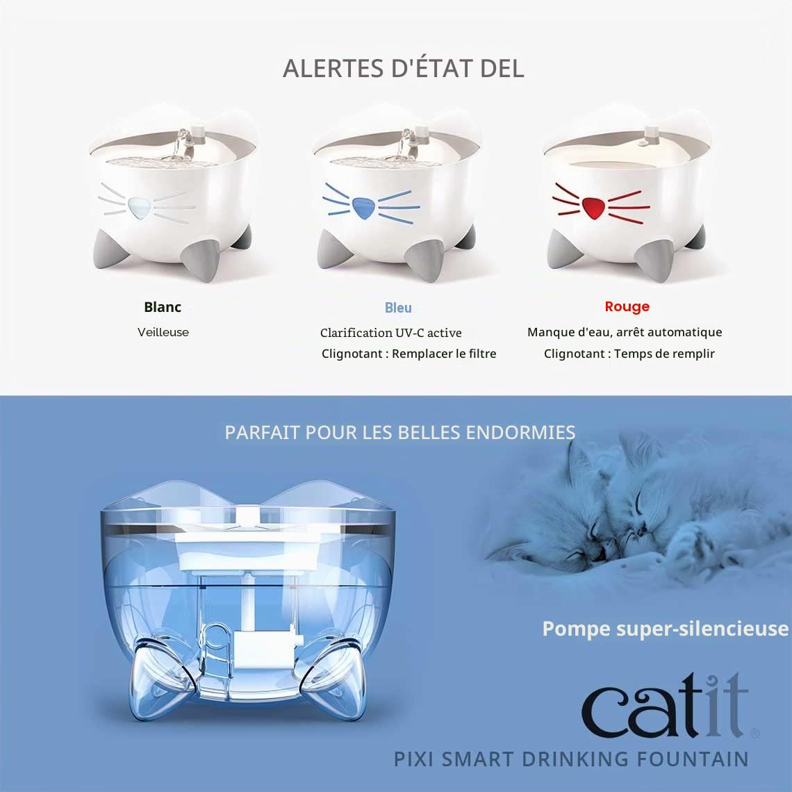 catit-pixi-fontaine-eau-intelligente-connect-e-pour-chat-2-l-avec-uvc image 5