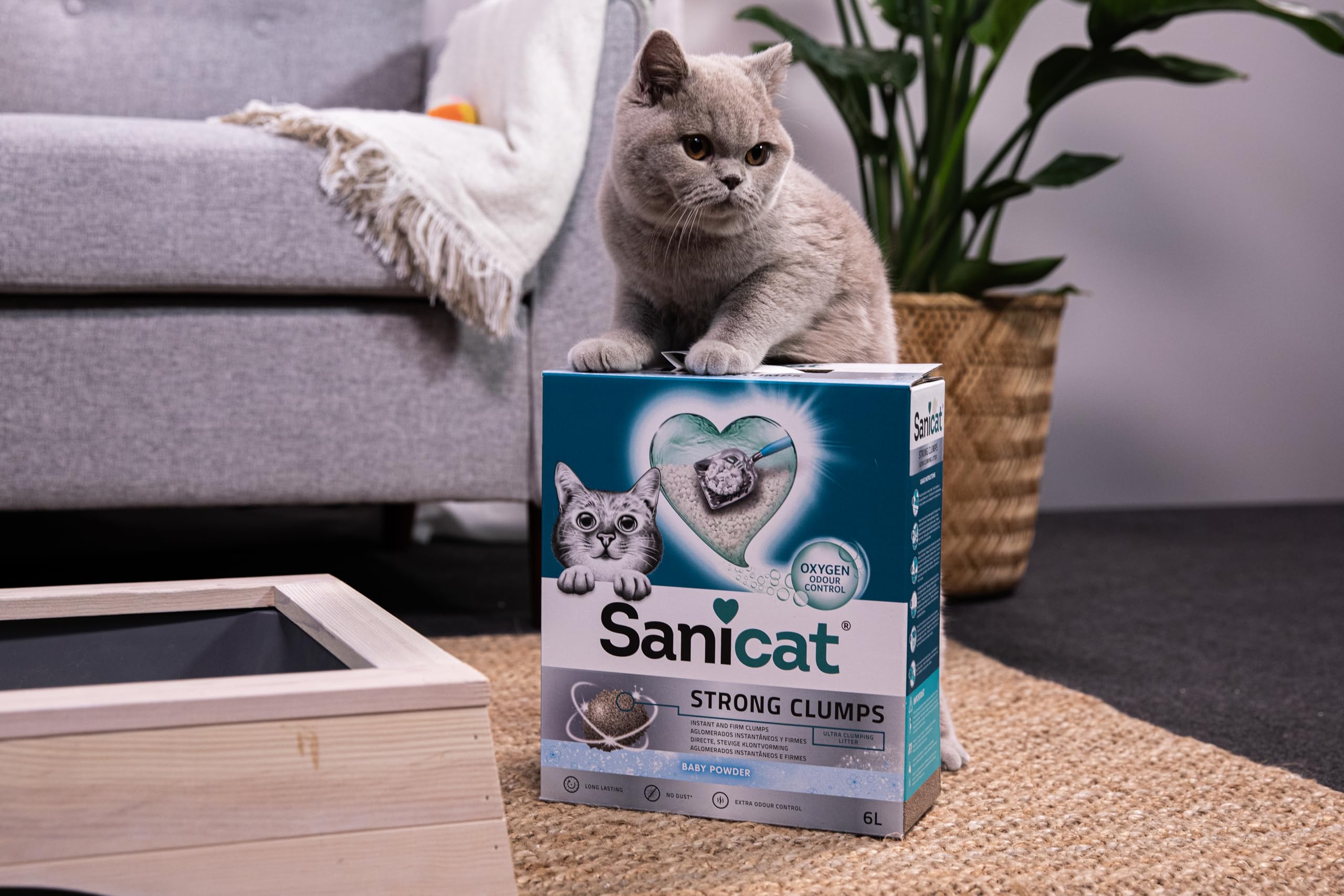 sanicat-strong-clumps-liti-re-agglom-rante-6-l-parfum-poudre-de-b-b image 8