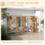 pawhut-enclos-ext-rieur-catio-avec-toit-300-x-95-x-188-cm-jaune image 6