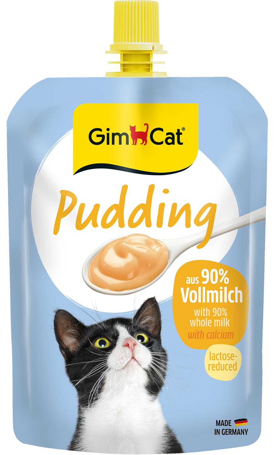 gimcat-pudding-au-calcium-snack-lait-entier-pour-chat-150-g image 1