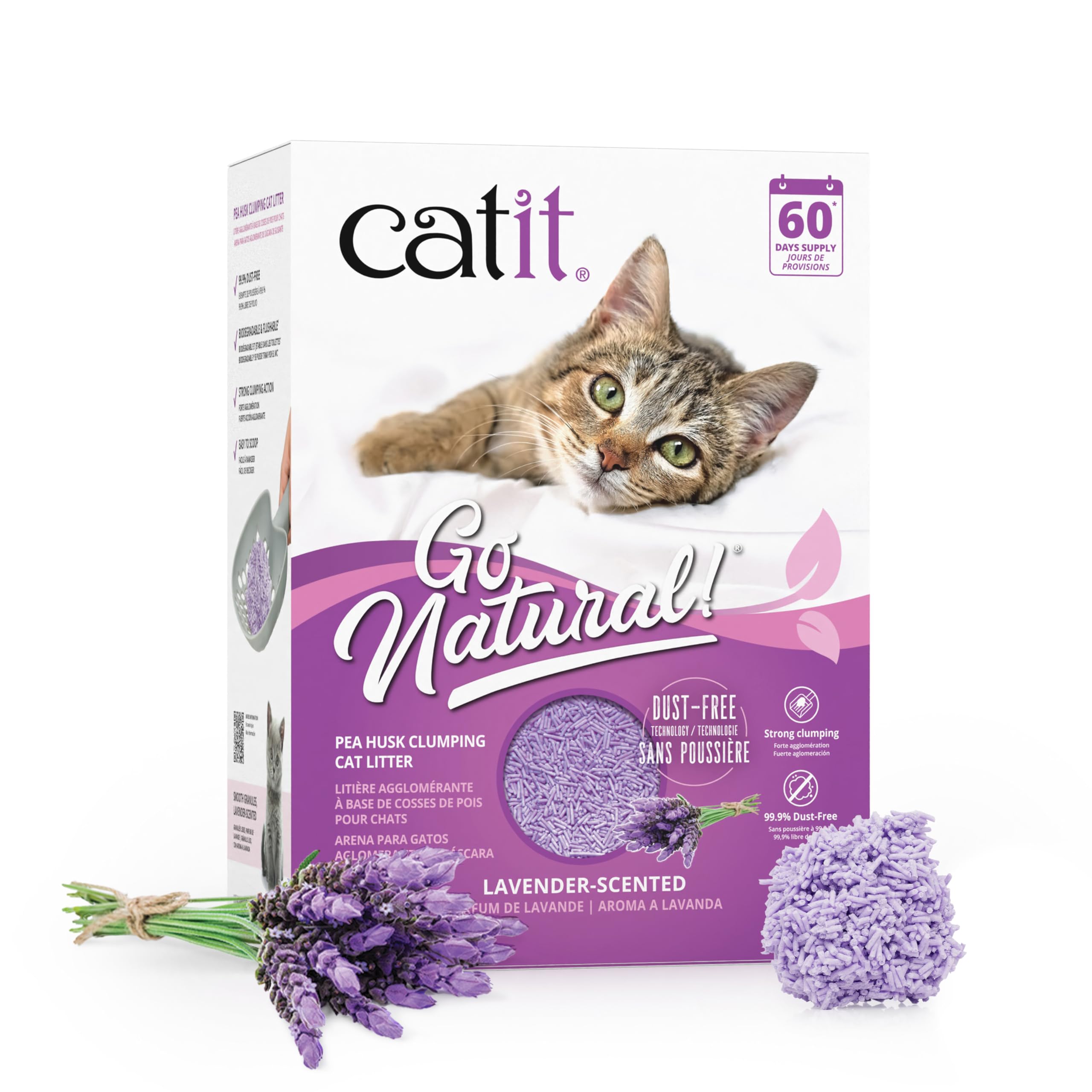 catit-go-natural-liti-re-agglom-rante-lavande-pour-chat-7-kg image 3