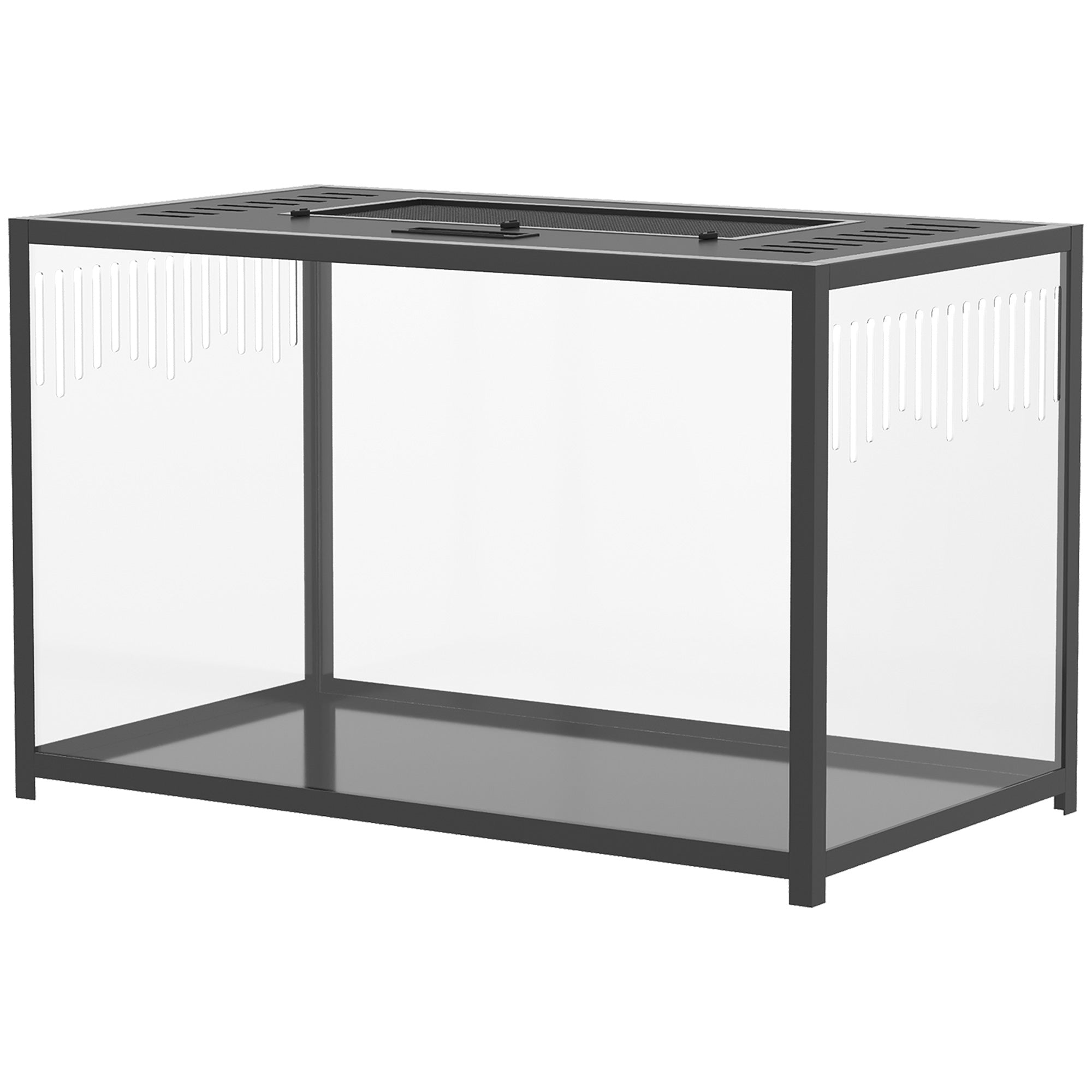 pawhut-cage-hamster-m-tal-anti-rongement-80-x-45-x-50-5-cm-noire image 2