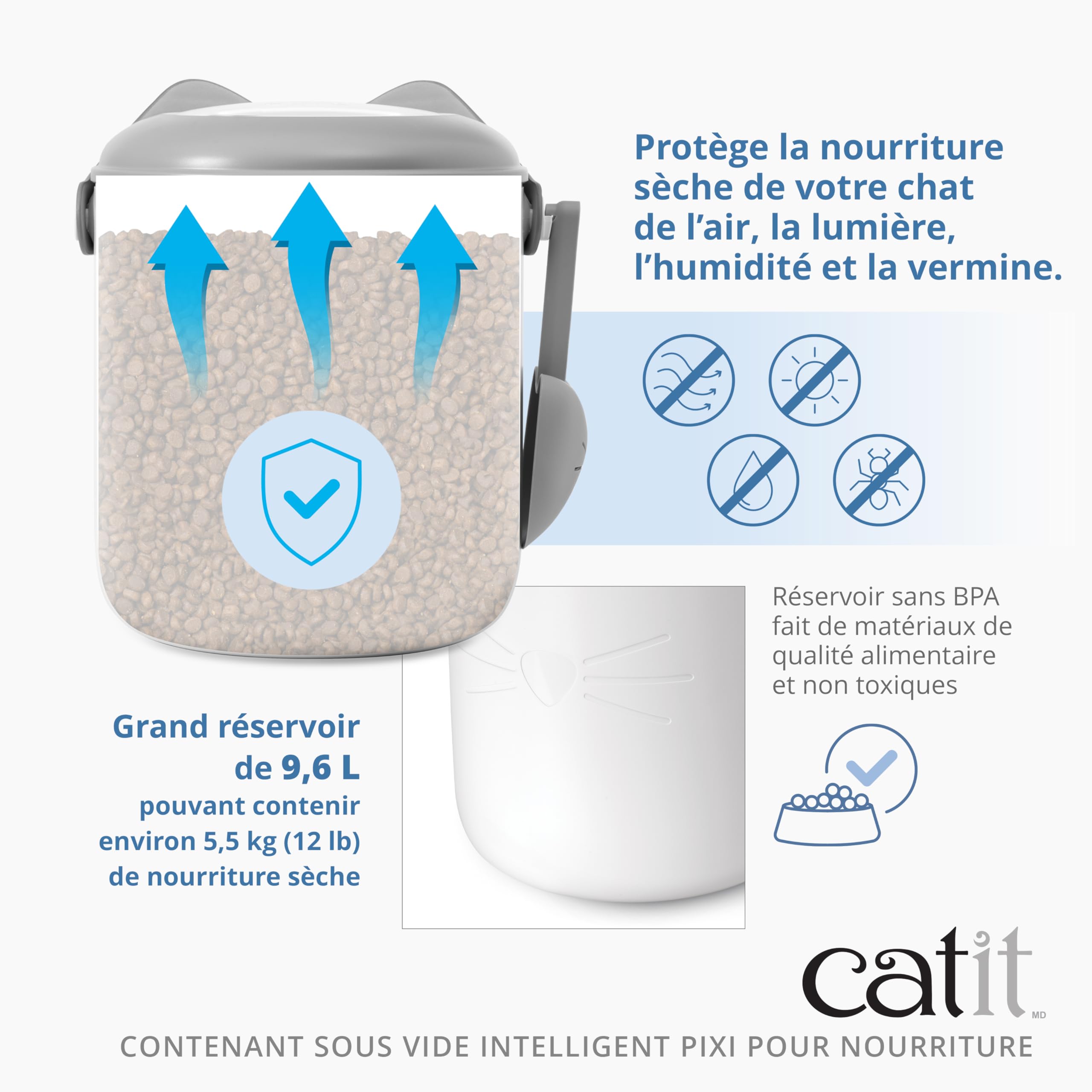 catit-smart-vacuum-conteneur-herm-tique-pour-croquettes-chat-et-chien-conservati image 4