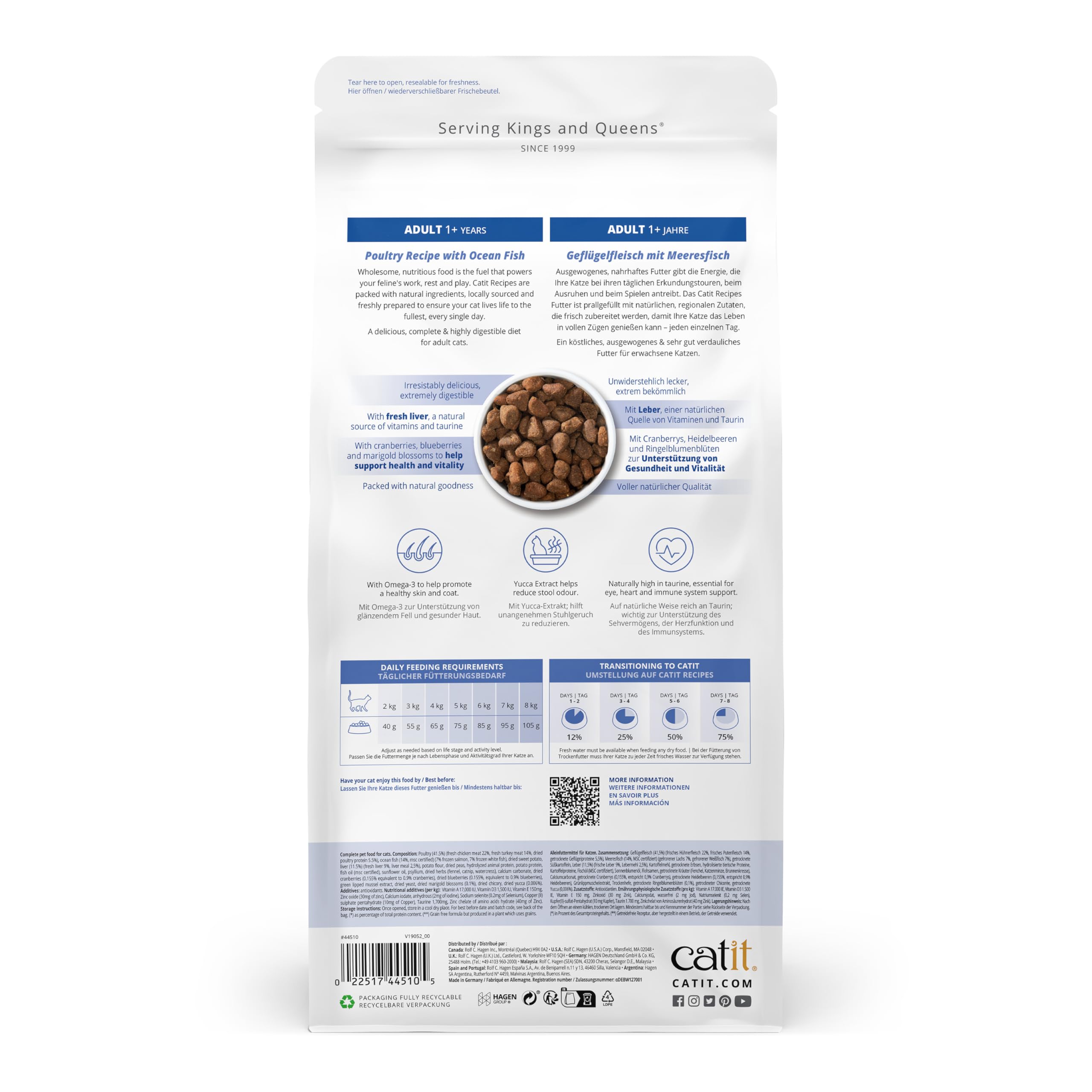 catit-recipes-adulte-poisson-de-mer-pour-chat-croquettes-2-kg image 2