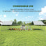 pawhut-parc-grillag-walk-in-pour-poules-avec-b-che-mangeoire-et-perchoirs-argent image 7