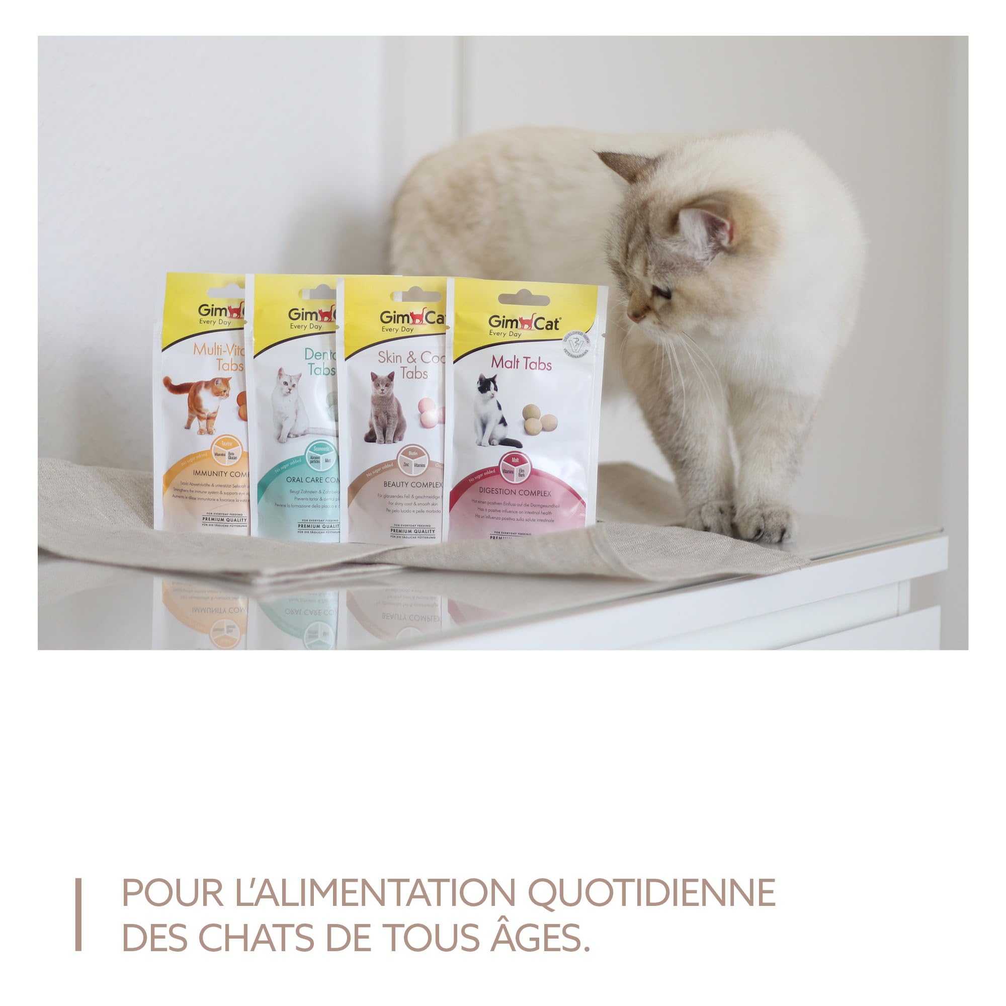 gimcat-skin-coat-tabs-snack-fonctionnel-peau-et-pelage-lot-8-x-40-g image 5