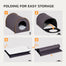 pawhut-niche-d-me-chauffante-pour-chat-portable-imperm-able-marron image 7